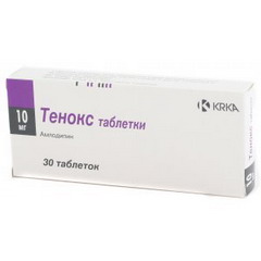 Таблетки Тенокс 10 мг