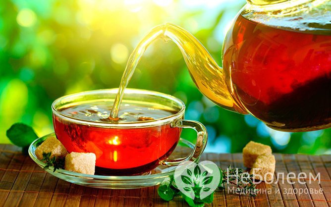 Чай помогает повысить тонус, прибавить сил и бодрости